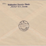 DR - 42 Pfg Braunes Band Einschreibebrief SST München-Riem - Dessau 1940