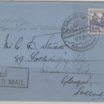 DR - 25 Pfg Olympiade/Ruderer Brief n. ENGLAND Schierke - Glasgow 1936