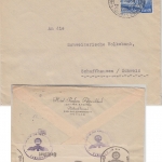 DR - 25 Pfg Leipziger Frühjahrsmesse Zensurbrief i.d. SCHWEIZ Höchenschwand 1940