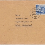 DR - 25 Pfg Leipziger Frühjahrsmesse Zensurbrief n. SCHWEDEN Pirna - Malmö 1940