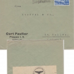 DR - 25 Pfg Leipziger Frühjahrsmesse Zensurbrief i.d. SCHWEIZ Plauen 1940
