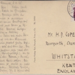 DR - 15 Pfg. Welttreffen HJ Karte n. ENGLAND Pfarrkirchen - Whistable 1935