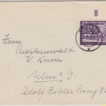 DR - 24 Pfg. Kameradschaftsblock Bogenecke Doppelbrief Arolsen - Ulm 1941