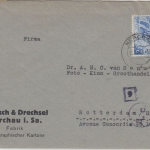 DR - 25 Pfg Leipziger Frühjahrsmesse Zensurbrief n. HOLLAND Nerchau 1940 n.