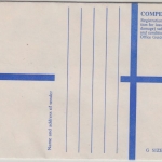 Isle of Man - 1 GBP Einschreibeumschlag Ganzsache Format G ungebraucht Ausg.1981