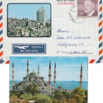 Österreich - UNDOF AUSBATT 1989 Luftpostbrief Lettercard v. Damaskus - Berlin