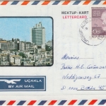 Österreich - UNDOF AUSBATT 1989 Luftpostbrief Lettercard v. Damaskus - Berlin