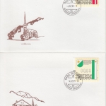 Liechtenstein - Automatenmarken Gemeindewappen 1995 Satz/11 Schmuck-FDC