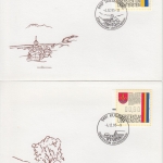 Liechtenstein - Automatenmarken Gemeindewappen 1995 Satz/11 Schmuck-FDC