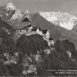 Liechtenstein - Sport (III) Satz AK Schloss gestempelt Vaduz 24.4.57