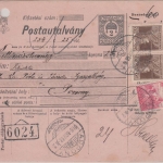 Ungarn/Slowakei - 2f. Ganzsache Postanweisung + Zusatz Appony - Pozsony 1918