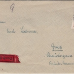 Österreich - 1,40 S. Trachten Eilbrief Wien - Graz 25.7.1951