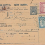 Ungarn/Österreich - 10 F. Ganzsache + Zusatz Paketkarte Lajtaújfalu - Acsad 1918