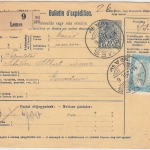 Ungarn/Slowakei - 10 F. Ganzsache + Zusatz Paketkarte Lemes - Garadna 1917