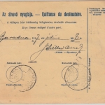 Ungarn/Slowakei - 10 F. Ganzsache + Zusatz Paketkarte Lemes - Garadna 1917