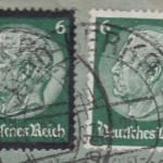 DR - 2x6 Pfg Hindenburg/Trauer wertstufengl. Mischfrankatur Brief Bad Berka 1934