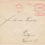 DR - Berlin SW68 1932 4 Pfg. AFS Lactumina Drucksachenbrief n. Bautzen