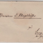 NDP - 3 Kr. gez. Brief K1 Friedberg - Langgöns 1869 - ohne Inhalt