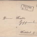 NDP - 1 Gr. dst. Brief Ra2 Vlotho - Widderst b. Solingen - ohne Inhalt