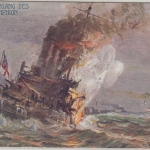 DR - Kais. Deutsche Marine-Schiffspost No. 38 (SMS v.d.Tann) Feldpostkarte 1916