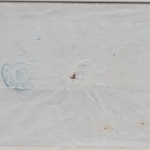 Schweiz - Bern 26 JULI 1854 blauer Fingerhutstpl. Brief n. Lauperswyl mit Inhalt