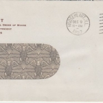 USA - 3 C. Wasserkraft Perfin (Moosehart) Brief Moosehart Ill. 1952