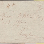 Bayern - Krumbach 1809 Portobrief n. Kempten mit Inhalt (Bestellung)