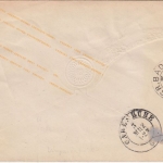 Baden - 3 Kr. Ganzsache K2 Bischofsheim a/Rhn 3 Mrz n. Karlsruhe 1867