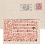 DR - 1 1/4 M. Germania Privat-GA Gründungsfeier Ev. Kirchenbund Wittenberg 1922