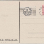 DR - 1 1/4 M. Germania Privat-GA Gründungsfeier Ev. Kirchenbund Wittenberg 1922