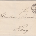 DR - 20 Pfg. Brief n. HOLLAND Coeln a. Rhein 2 - Den Haag 1885