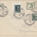 DR - 4x6 Pfg Sondermarken Brief SST Düsseldorf Schaffendes Volk n Wuppertal 1937