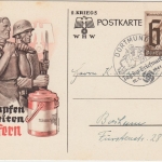 DR - 6 Pfg. WHW Sonderganzsache SST Dortmund Tag der Briefmarke 1941