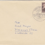 DR - 42 Pfg. Braunes Band 1940 SST München-Riem 21.7.40 Brief n. Ilmenau