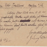 Oberschlesien - 15 Pfg. Ganzsache + Zusatz Kattowitz - Meißen 1921