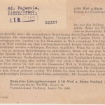 All.Bes. - Weil (Rhein) 1 Bezahlt Drucksachenkarte (Humanitas Liebesgaben) 1947