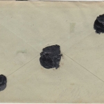 All.Bes./Kontrollrat - 80 Pfg. Ziffer u.a. Nachnahme Wertbrief Schleusingen 1947