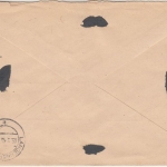 All.Bes./Kontrollrat 80 Pfg Ziffer u.a. Nachnahme Einschreibebrief Glauchau 1946