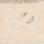 AM-Post - 40 Pfg. u.a. Einschreiben-Eilbrief Göttingen Wiesbaden 1946 Wendebrief