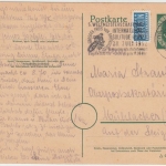 BRD - Stuttgart 9 1952 Masch.werbestpl. 5. WM Int. Solitude Rennen Ganzsache