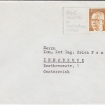 BRD - 130 Pfg. Heinemann Brief n. ÖSTERREICH Schleswig - Innsbruck 1972