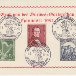 Berlin - 10+30 Pfg. Philharmonie + 20 Pfg Lortzing Sonderkarte SST Hannover 1951