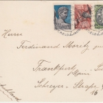 Niederlande - Pfadfinder Wereld Jamboree 1937 Satz SST Karte n. Frankfurt