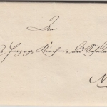 Thurn & Taxis - Gotha 1844 Botenbrief (Inhalt - Briefkopf !!) n. Nazza