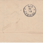 DR - Christianstadt am Bober 1888 Ra2 Brief n. Triebel "Wendebrief"