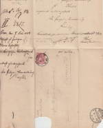 DR - Christianstadt am Bober 1888 Ra2 Brief n. Triebel "Wendebrief"