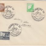 DR - Hamburg Reichstagung "Kraft durch Freude" SST 1938 Brief n. Wuppertal