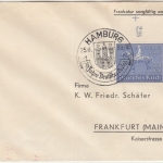 DR - 25 Pfg. 70 J. Deutsches Derby Oberrand Brief SST Hamburg - FFM 25.6.39