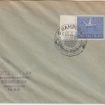 DR - 25 Pfg. 70 J. Deutsches Derby Randstück Brief/FDC SST Hamburg 18.6.39