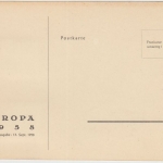 Saarland - 12+30 Fr. Europa Sonderkarte/FDC EST Saarbrücken 13.9.58
